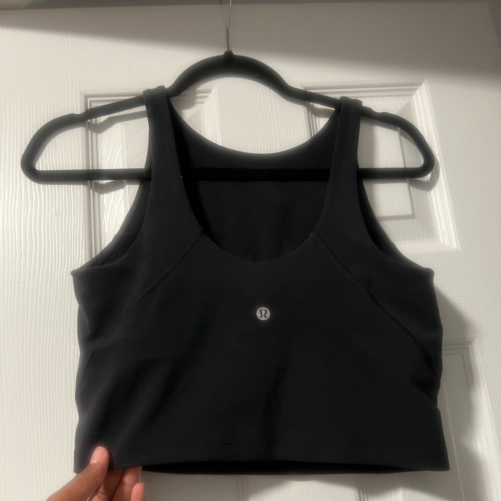Lululemon High Neck Align Top Size 8 Black